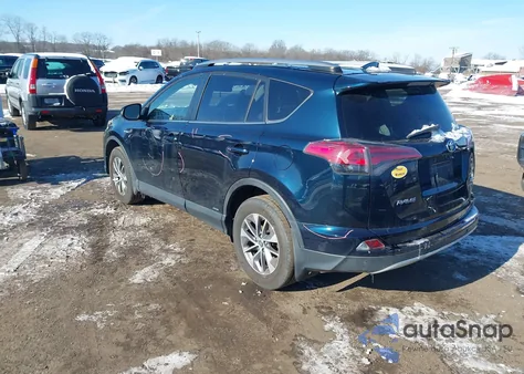 2018 Toyota Rav4 Hybrid Xle из США, поврежденный, VIN JTMRJREV0JD240690